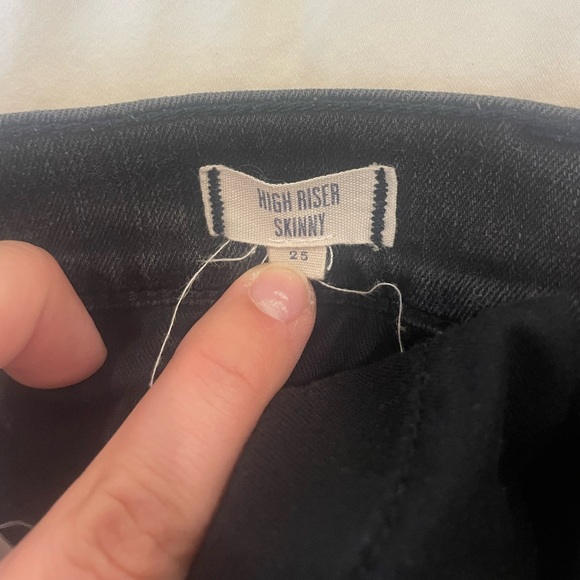 Madewell high rise skinny jean jegging size 25 - Picture 4 of 6